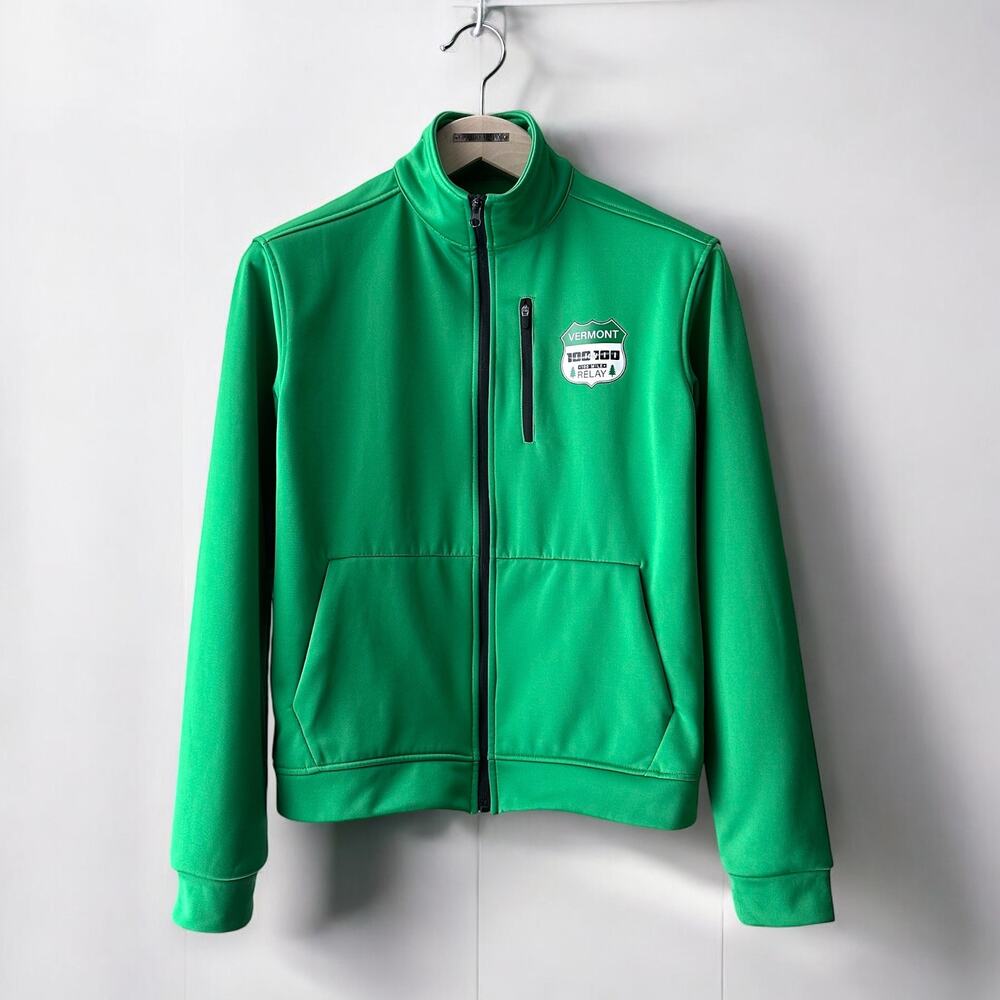 Ventures Endurance Full Zip Sweatshirt Track Jacket, Size S, Green
